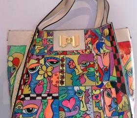Hand-painted Handbag